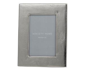 Society Home Margaux Aluminium 4 x 6" Photo Frame 16 x 2 x 21cm Silver