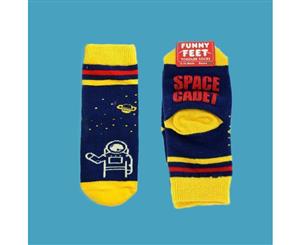 Space Cadet Non-Slip Toddler Socks