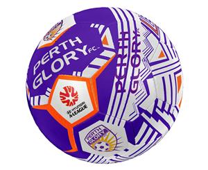 Summit Size 5 A League Perth Glory Stitched PVC 30 Panel Soccerball Soccer