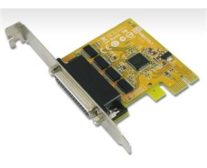 Sunix 4 Port PCIE Serial Card RS232Plug N Play Full Height