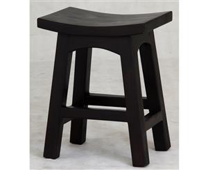 Timber Kitchen Stool H 48 cm in Chocolate