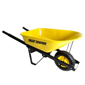 True Temper 100L Steel Wheelbarrow