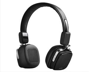 WIWU Bluetooth Headphones with Microphone Deep Bass Wireless Headphones Over Ear Metro2-Black
