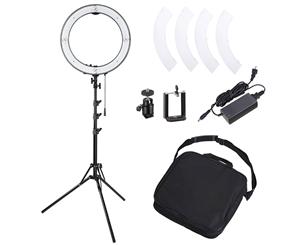 Yescom 19" 50W Dimmable LED Ring Light Kit with Portable Stand Diffuser Adjustable 3200-5500K Phone Camera Photo Video Studio Selfie Portrait Makeup