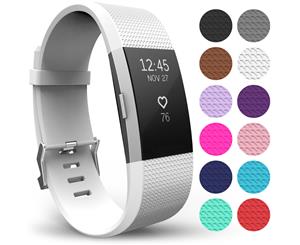 Yousave Fitbit Charge 2 Strap Single (Small) - White