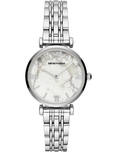 Emporio Armani Women's Silver-Tone Watch
