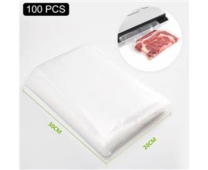 100X Vacuum Food Sealer Pre-Cut Bags 20cm x 30cm