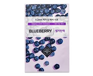6 pieces x [Etude House] 0.2 Therapy Air Mask #BLUEBERRY - Firming & Skin Radiance - Korean Face Mask Sheet