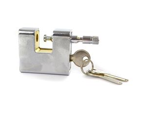 AB Tools 63mm Armoured Container Padlock Shutter Lock Security Solid Shed 3 Keys TE900