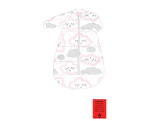 Baby Studio - Studio Bag With Arms Cotton 6-18 months 3.0 TOG Clouds - Pink
