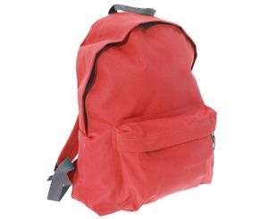 Bagbase Fashion Backpack / Rucksack (18 Litres) (Coral/Light Grey) - BC1300