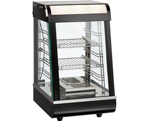 Benchstar Pie Warmer & Hot Food Display Lightbox 2 Shelf 1.2KW - Silver