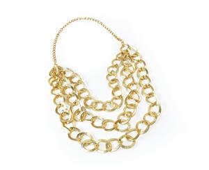 Bristol Novelty Unisex Mr Bling Chain Necklace (Gold) - BN2059