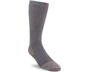 Carhartt Mens Arch Support Coralast Steel Toe Boot Socks 3 X 2-Pack - Grey