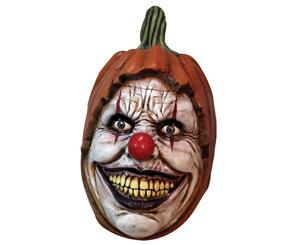 Carving Pumpkin Clown Adult Mask
