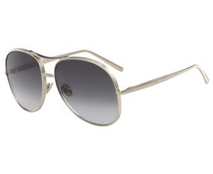 Chlo Women's CE127S Aviator Sunglasses - Gold/Grey