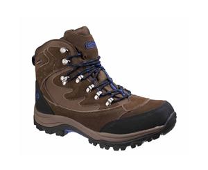 Cotswold Mens Oxerton Waterproof Memory Foam Hiking Boots (Brown) - FS4862