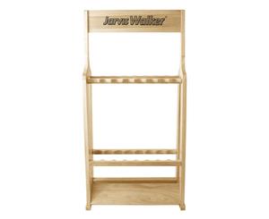 Jarvis Walker 16 Hole Wooden Fishing Rod Stand - Double Sided