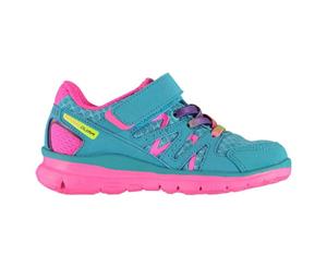 Karrimor Kids Duma Runners Trainers Sneakers Infant Girls Shoes Running - Teal/Pink