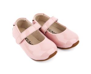 Kids Leather Mary-Jane Shoes Patent Pink