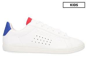 Le Coq Sportif Kids' Courtset Sport Shoe - Optical White/Cobalt