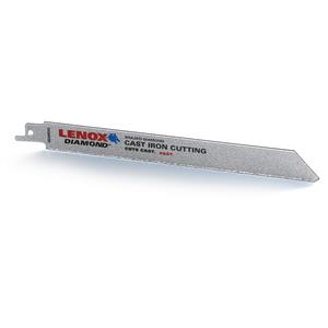Lenox 200 x 19 x 1.0mm Diamond Cast Iron Reciprocating Saw Blade - 1 Pack