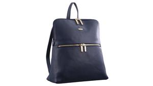 Morrissey Classic Italian Leather Backpack - Navy