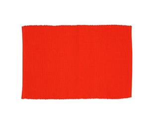 PM Lollipop Ribbed Placemats - Set of 12 - Red