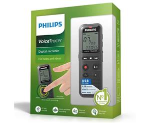 Philips DVT1150 4BGB Digital Voice Recorder Activated Audio Tracer Notes/Ideas