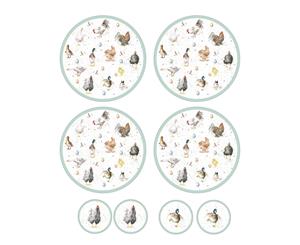 Pimpernel Wrendale Designs Set of 4 Round Placemats & Coasters