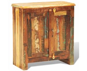Reclaimed Cabinet Solid Wood with 2 Doors Vintage Storage Shelf Door