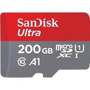 Sandisk (SDSQUAR-200G-GN6MA) 200G MicroSDHC Class 10 UHS-1 Card