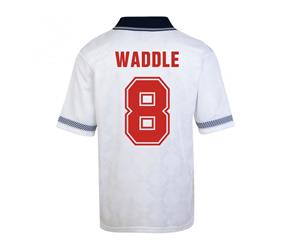 Score Draw England World Cup 1990 Home Shirt (Waddle 8)
