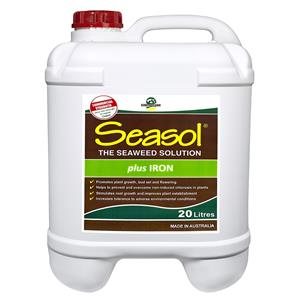 Seasol Plus 20L Liquid Fert & Soil Conditioner Plus Iron Concentrate