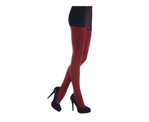 Silky Womens/Ladies Opaque Luxury Soft 80 Denier Tights (1 Pair) (Red) - LW340