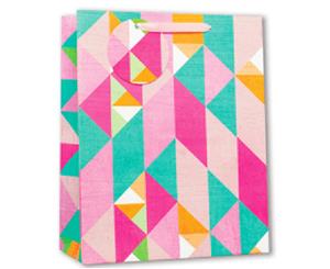 Simon Elvin Contemporary Geometric Design Gift Bags (Pack Of 6) (Multicoloured) - SG8274