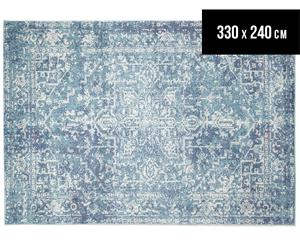 Tapestry Contemporary Easy Care Cairo 330x240cm Rug - Blue