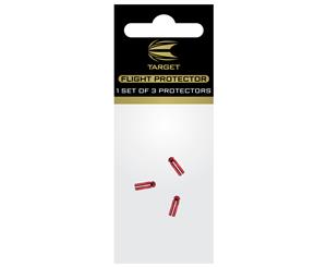 Target Darts Anodized Alloy Aluminium Dart Flight Protectors - Red