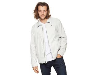 Tommy Hilfiger Men's Micro Twill Classic Jacket - Oyster