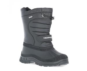 Trespass Kids Unisex Dodo Water Resistant Snow Boots (Black) - TP987