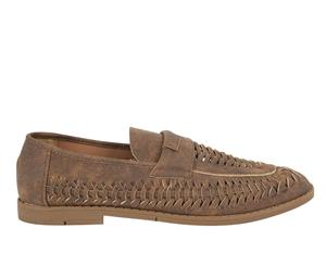 Twister Olympus Mens Woven Loafer Slip On - Tan