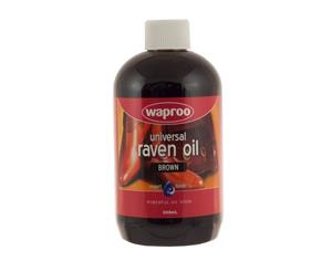 Waproo Raven Oil Leather Dye Brown 500Ml - Brown