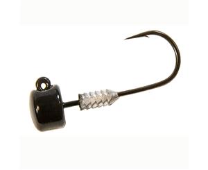 1/15oz Size 2 Hook TT Lures Black Nedlockz Jighead - Mushroom Head Jig Head