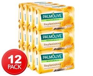 3 x 4pk Palmolive Naturals Replenishing Soap Bars Milk & Honey