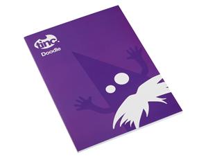 A4 Doodle Book Ooloo - Purple