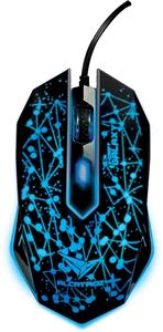 ALCATROZ X-Craft Galaxy 7-Colour Graphic Lighting USB Gaming Mouse