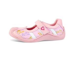 Airbox - Girl's Leather Shoes - Butterfly - Pink