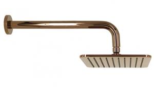 Arcisan Synergii Square Wall Mounted Shower Head - Rose Gold PVD