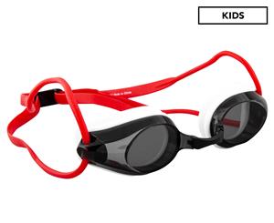 Arena Kids' Tracks Junior Swim Goggles - Smoke/White/Red