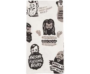 Awesome Fucking Beard Tea Towel
